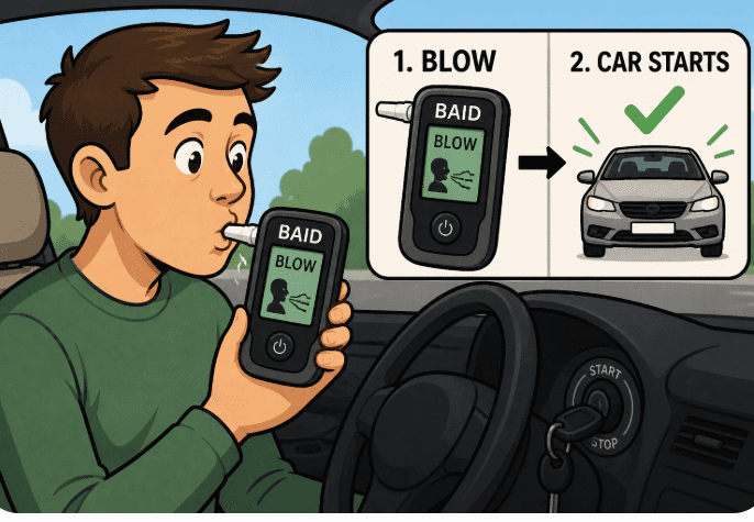 Blowing a BAID device.