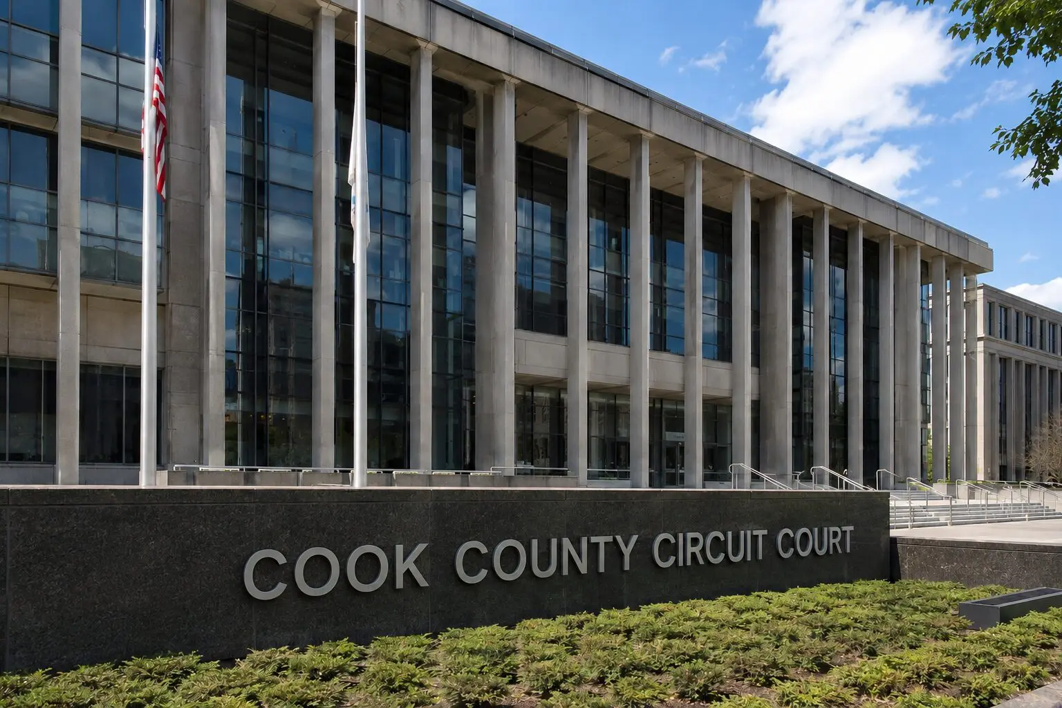 Markham traffic lawyer near Cook County court entrance